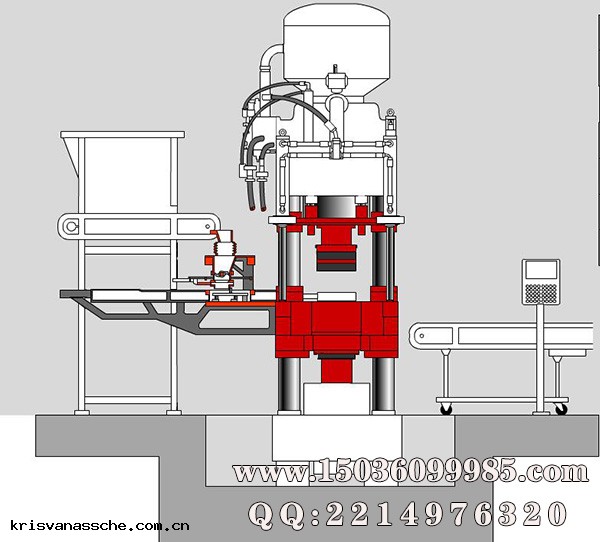 雙(shuāng)面加壓(yā)液壓(yā)磚機