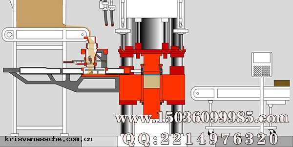 雙(shuāng)面加壓(yā)液壓(yā)磚機原理
