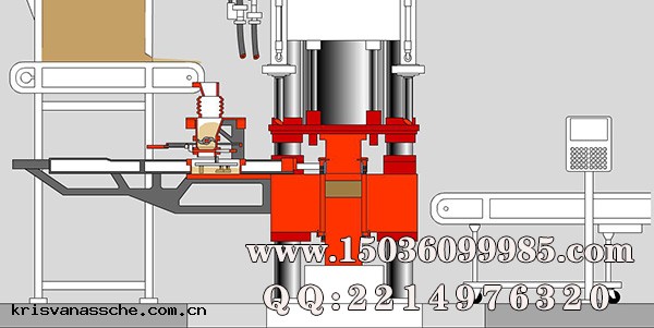 雙(shuāng)面加壓(yā)液壓(yā)磚機原理